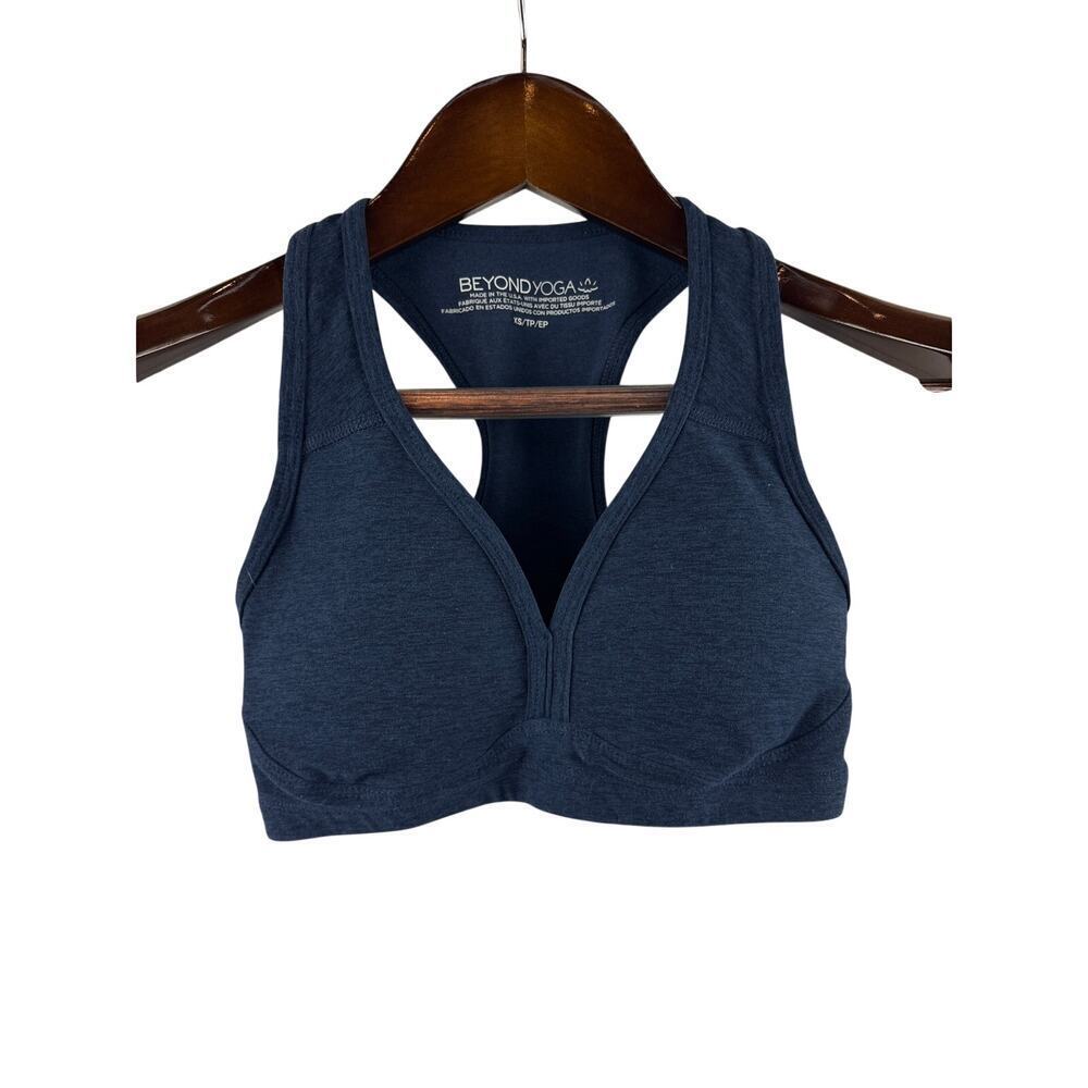 Women’s Beyond Yoga XS Navy Blue Sports Bra